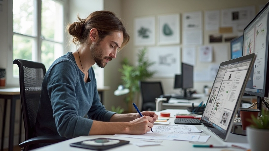 Grafische weergave van mobile-first workflow: eerst mobiel ontwerp, dan tablet, dan desktop toevoegingen