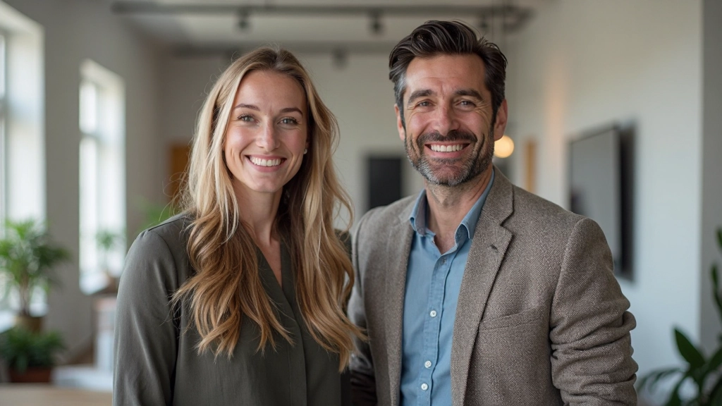 Verschillende gebruikers op diverse apparaten navigeren door een goed gestructureerde website met duidelijke labels en goede kleurcontrasten